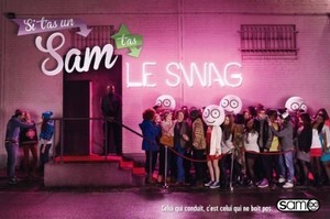 Affiche "Si t'as un Sam, t'as le Swag"